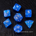 Moonstone 10mm Mini DND DICE Conjunto para MTG RPG Dungeons and Dragons Role Playing Game, cores variadas